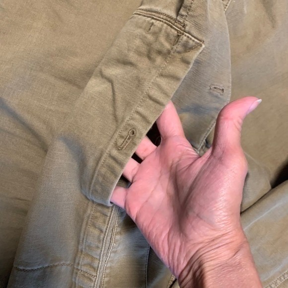 Madewell Mens Canvas Utility Jacket Tan Workwear Style Size L - Picture 9 of 12